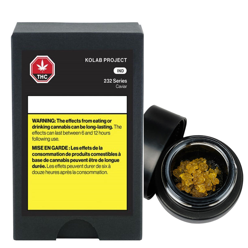 232 Series THC Live Resin Caviar Kolab Project-Morden Cannabis & Bongs Kolab Project Concentrate 1g 232 Series THC Live Resin Caviar by Kolab Project