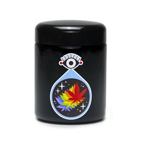 420 Science UV Screw Top Jars-Large-Morden Cannabis & Bong Shop 420 Science Accessories All Seeing Leaf 420 Science UV Screw Top Jars-Large