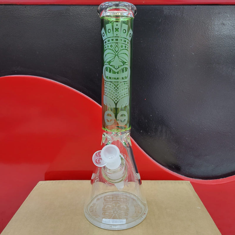 Cheech 7mm Sandblast Beaker 16" - Tiki