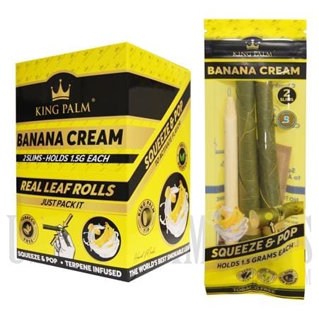 King palm slim pre-rolls banana cream