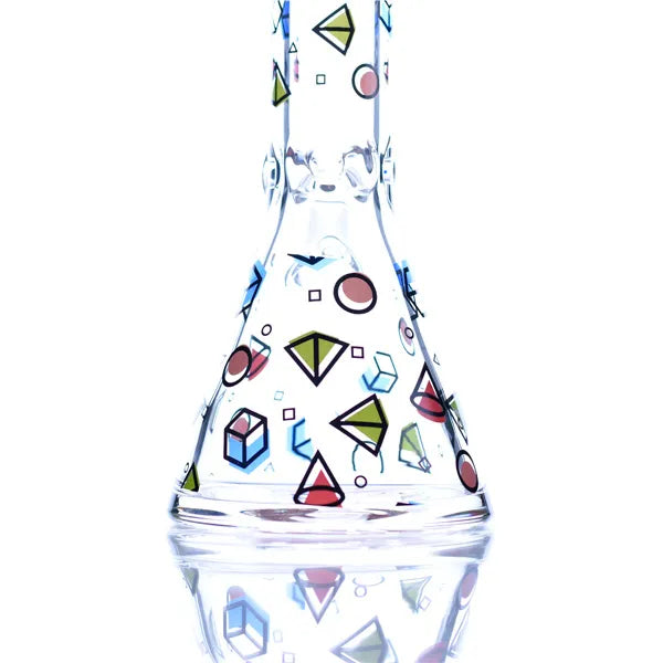 Castle Glassworks - Shapes Beaker; 18" 9mm