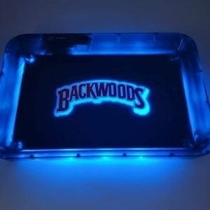 Backwood LED Rolling Tray-Bart Simpson-Morden Cannabis & Bong Shop Backwoods Accessories Backwood LED Glow Rolling Tray-Bart Simpson Design