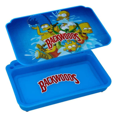 Backwood LED Rolling Tray-Bart Simpson-Morden Cannabis & Bong Shop Backwoods Accessories Backwood LED Glow Rolling Tray-Bart Simpson Design