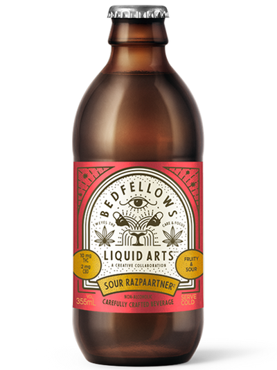 Bedfellows Sour Razpaartner THC Beer-Morden Cannabis & Bong Shop Manitoba Bedfellows Beverages 355ml Bedfellows Sour Razpaartner THC Beer