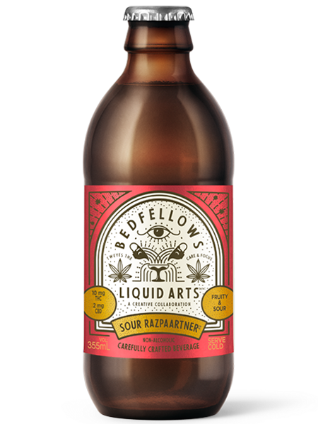 Bedfellows Sour Razpaartner THC Beer-Morden Cannabis & Bong Shop Manitoba Bedfellows Beverages 355ml Bedfellows Sour Razpaartner THC Beer