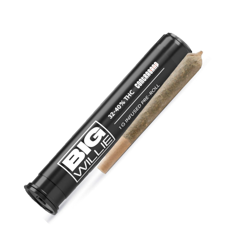 Big Willie Concentrate Infused Pre-Roll Contraband- Morden Cannabis Contraband Pre-Rolls 1g BIG WILLIE Concentrate Infused Pre-Roll