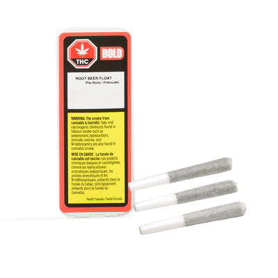BOLD Growth INC Pre-Rolls 3x0.5g Root Beer Float Pre-rolls by BOLD 3x0.5g-Morden Vape & Cannabis Manitoba