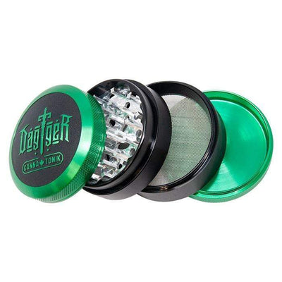 Cannatonik Dagger Aluminum Grinder 63mm Morden Cannabis and Bong Shop Cannatonik Accessories Green Cannatonik Dagger Aluminum Grinder 63mm