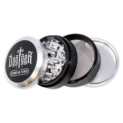 Cannatonik Dagger Aluminum Grinder 63mm Morden Cannabis and Bong Shop Cannatonik Accessories Silver Cannatonik Dagger Aluminum Grinder 63mm