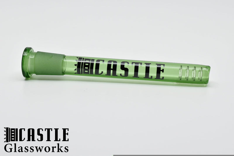Castle Glassworks Colored Downstem-Morden Cannabis & Bong Shop  Castle Glassworks Downstems Green Castle Glassworks Colored Downstem