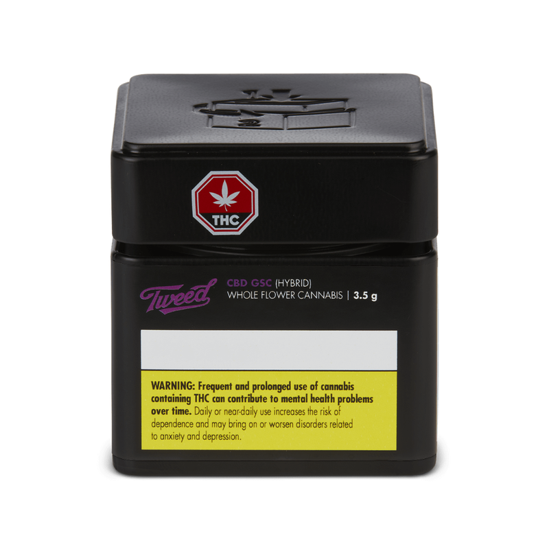 CBD GSC By Tweed-Morden Cannabis and Bong Shop, Manitoba, Canada Tweed Flower 3.5g CBD GSC By Tweed