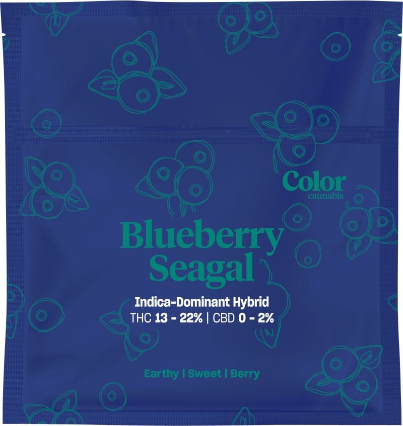Color Cannabis Flower 3.5g Blueberry Seagal By Color Cannabis-Morden Vape SuperStore & Cannabis MB