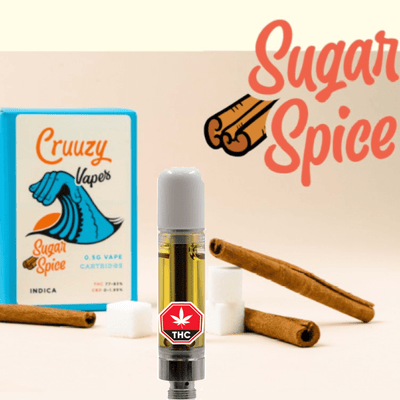 Cruuzy Cannabis 510 Cartridges 1 g Sugar Spice 510 Vape Cartridge By Cruuzy Cannabis-Morden Vape SuperStore & Cannabis