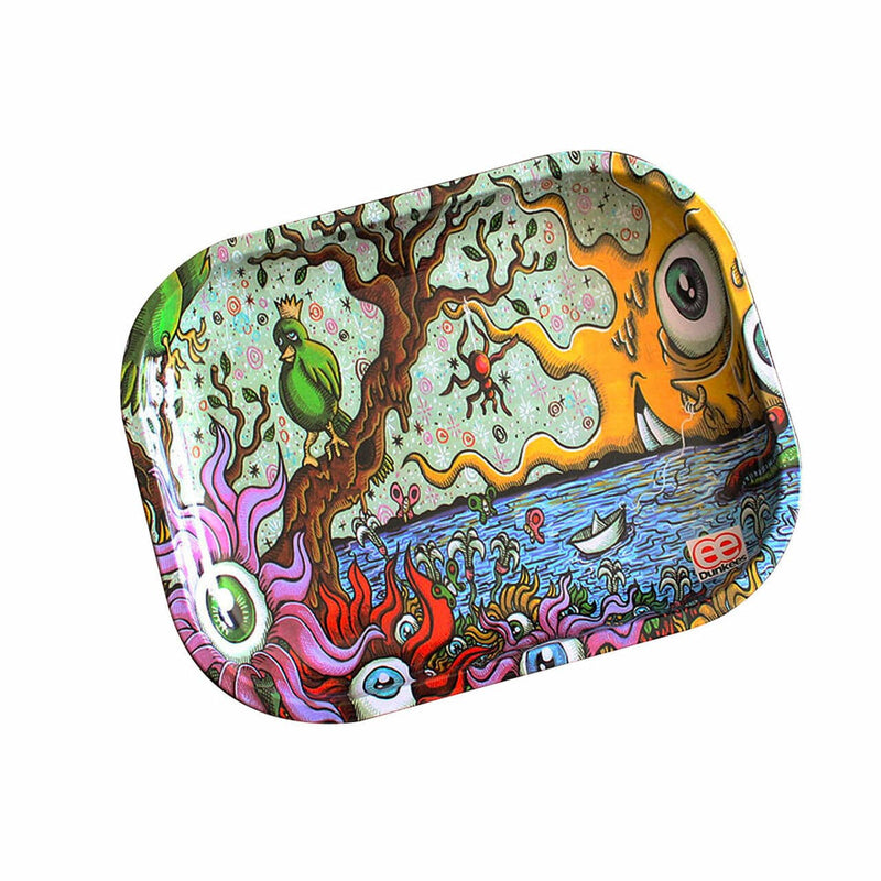 Dunkees Flower Power Rolling Tray-Morden Cannabis & Bong Shop, Manitoba Dunkees Accessories Dunkees Rolling Tray-Flower Power