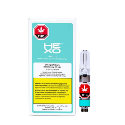 Fire OG 510 Vape Cartridge by HEXO-Morden Cannabis and Bong Shop HEXO 510 Cartridges 0.5g Fire OG 510 Vape Cartridge by HEXO