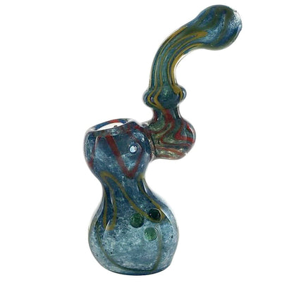 Frit Bubbler Inside Out-5.5"-Morden Cannabis & Bong Shop Manitoba Frit Glass Accessories Frit Bubbler Inside Out-5.5”
