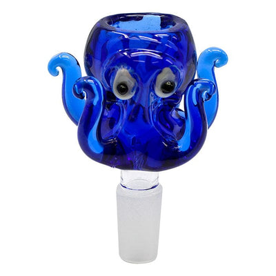 Glass Bong Replacement Bowl 14mm-Octopus-Morden Cannabis & Bong Shop Retro Accessories 14mm / Blue Glass Bong Replacement Bowl 14mm-Octopus