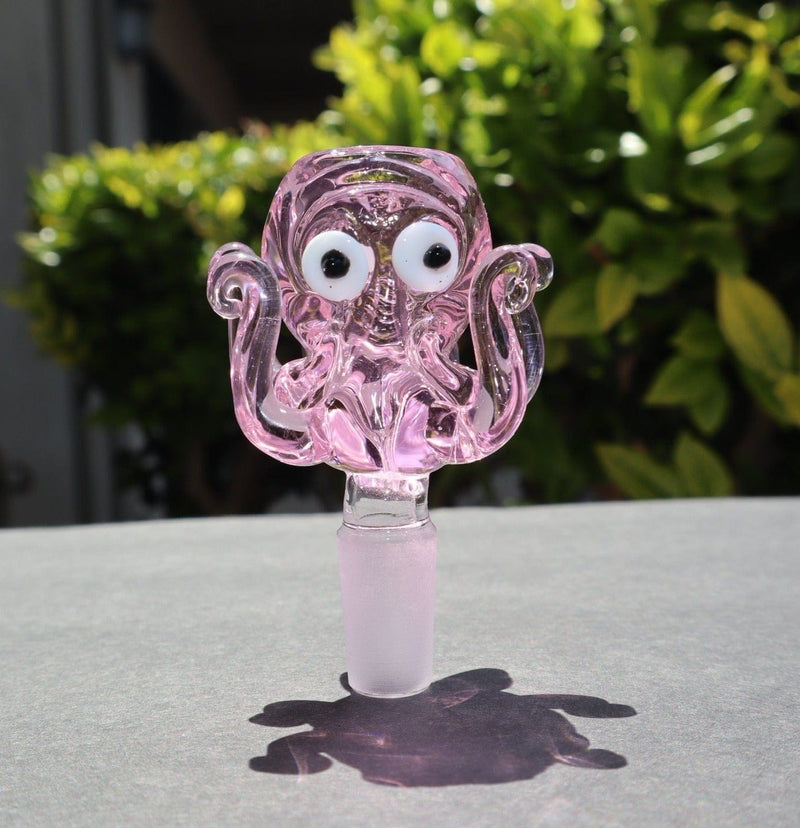 Glass Bong Replacement Bowl 14mm-Octopus-Morden Cannabis & Bong Shop Retro Accessories Glass Bong Replacement Bowl 14mm-Octopus