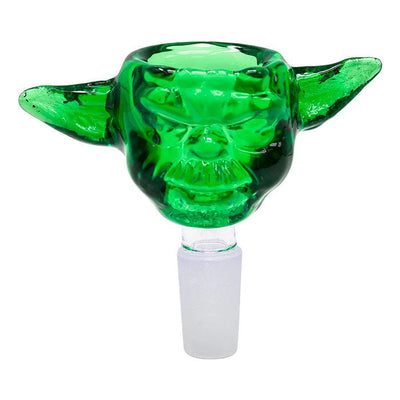 Glass Bong Replacement Bowl-YODA 14mm-Morden Cannabis & Bong Shop Retro Accessories 14mm / Green Glass Bong Replacement Bowl-YODA 14mm