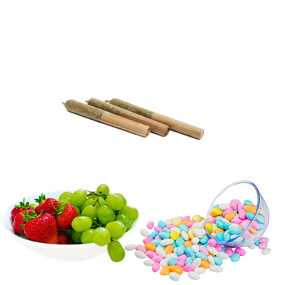 Grape Ape Resin Infused Pre Rolls by Dab Bods-Morden Cannabis and Bong Dab Bods Pre-Rolls 3x0.5g Grape Ape Resin Infused Pre Rolls by Dab Bods