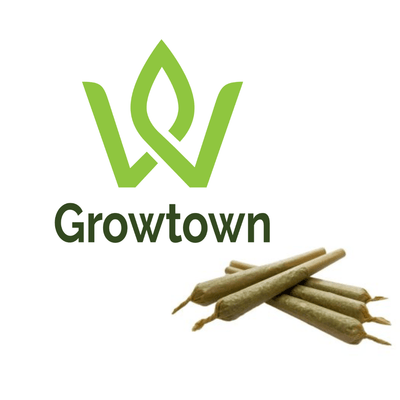 GrowTown Pre-Rolls 5x0.5g Cherry Blossom x Panakeia CBG Pre-Rolls by Growtown-5x0.5g-Morden Cannabis