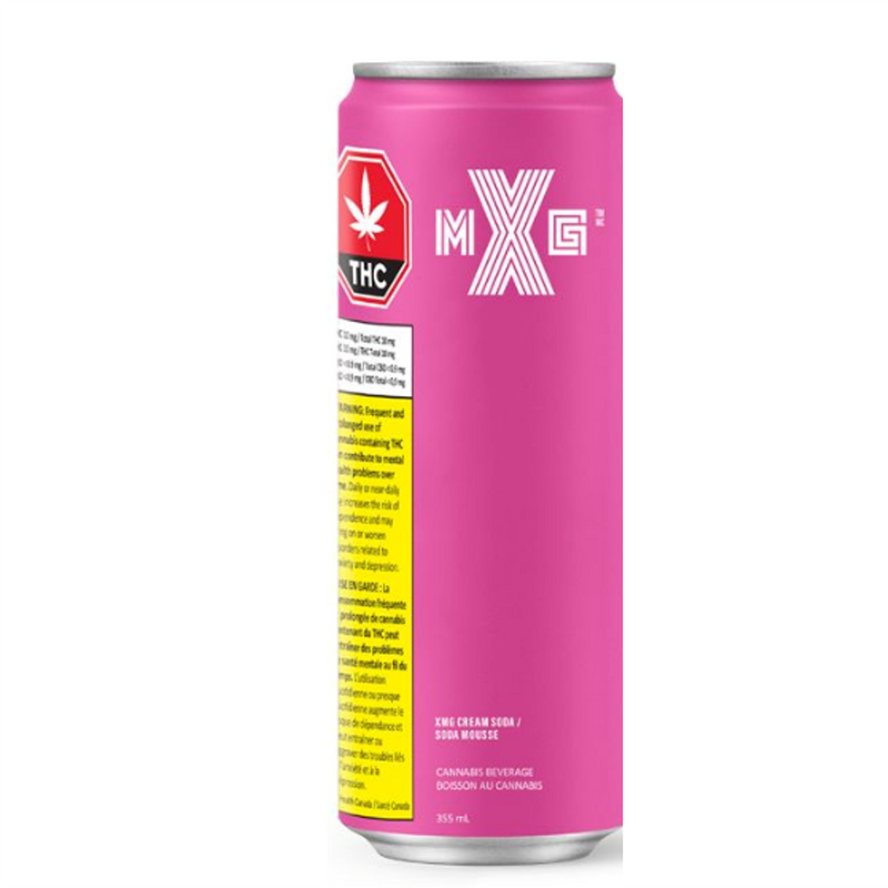 HEXO XMG Cream Soda Cannabis Beverage 10mg THC-Morden Cannabis Manitoba XMG Beverages 355ml HEXO XMG Cream Soda Cannabis Beverage 10mg