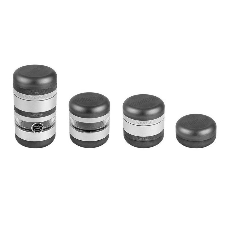 Kannastor GR8TR V2 Series 2.2" Grinder w/ Jar Morden Cannabis and Bong Kannastor Accessories Kannastor GR8TR V2 Series 2.2" Grinder w/ Jar
