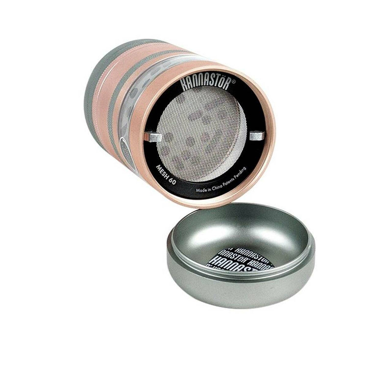 Kannastor GR8TR V2 Series 2.2" Grinder w/ Jar Morden Cannabis and Bong Kannastor Accessories Rose Gold Kannastor GR8TR V2 Series 2.2" Grinder w/ Jar