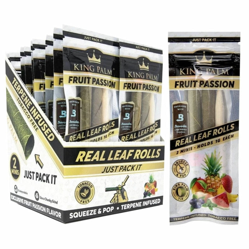 King Palm Mini Pre-Rolls (2pck)-Morden Cannabis & Bong Shop King Palm Accessories Passion Fruit King Palm Mini Pre-Rolls (2pck)