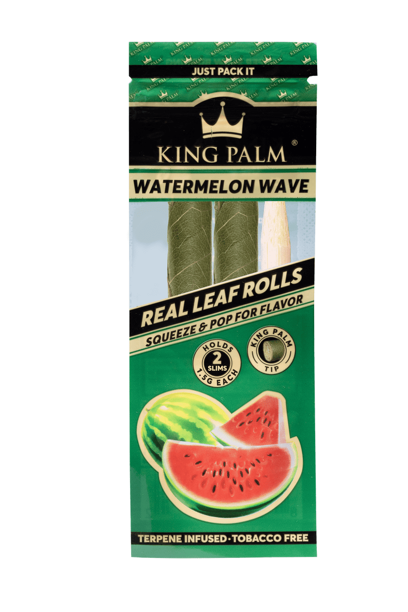 King Palm Slim Pre-Rolls (2pck)-Morden Cannabis & Bong Shop King Palm Accessories Watermelon Wave King Palm Slim Pre-Rolls (2pck)