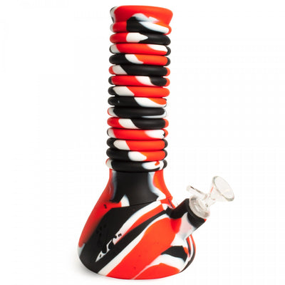 LIT Silicone Extendable Water Pipe-Morden Cannabis & Bong Shop LIT Silicone Accessories Black/White/Red LIT Silicone Extendable Water Pipe