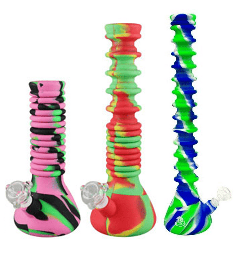 LIT Silicone Extendable Water Pipe-Morden Cannabis & Bong Shop LIT Silicone Accessories LIT Silicone Extendable Water Pipe
