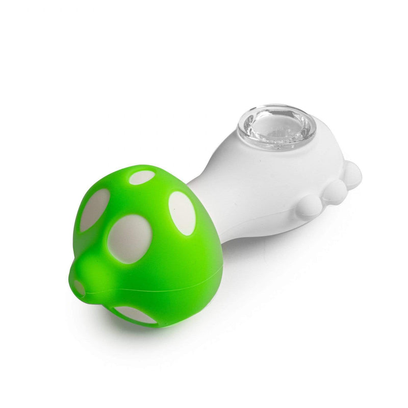LIT Silicone Mushroom 4.5" Hand Pipe Morden Cannabis and Bong Shop  LIT Silicone Accessories LIT Silicone Mushroom 4.5" Hand Pipe