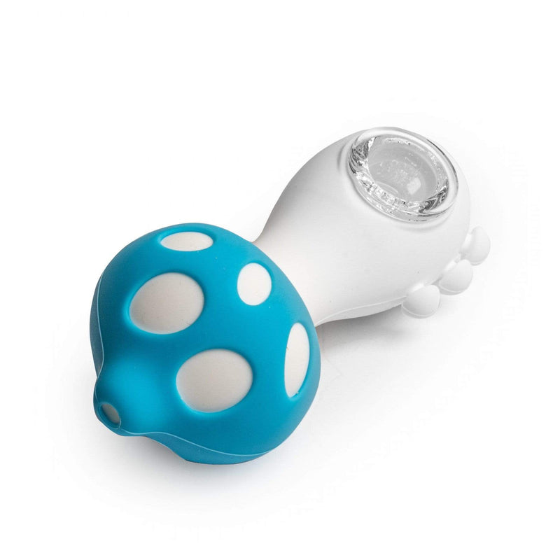 LIT Silicone Mushroom 4.5" Hand Pipe Morden Cannabis and Bong Shop  LIT Silicone Accessories LIT Silicone Mushroom 4.5" Hand Pipe