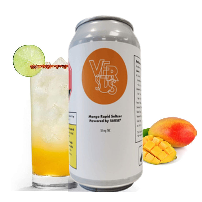 Mango Rapid Seltzer Versus-THC Infused-Morden Cannabis-Vape SuperStore Versus Versus Beverages 355ml / 10mg Mango Rapid Seltzer by Versus Versus-Cannabis Infused Beverage
