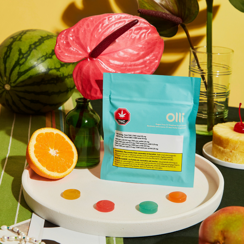Morden Cannabis & Bong Shop Olli Sugar free Tropical Fruit Gems