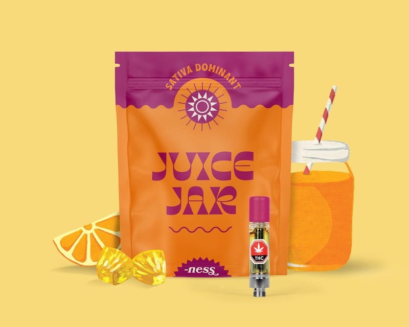 Ness 510 Cartridges Ness Juice Jar Sativa Cartridge-Morden Vape SuperStore & Cannabis