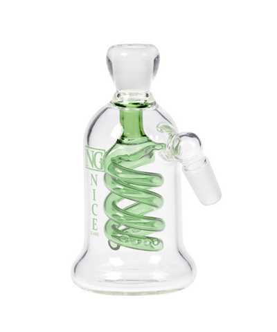 Nice Glass Coil Perc Ash Catcher-Morden Cannabis & Bong Shop Nice Glass Accessories Nice Glass Coil Perc Ash Catcher