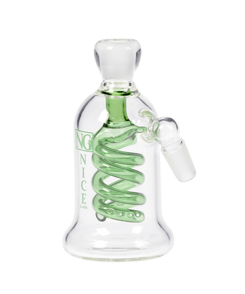 Nice Glass Coil Perc Ash Catcher-Morden Cannabis & Bong Shop Nice Glass Accessories Nice Glass Coil Perc Ash Catcher