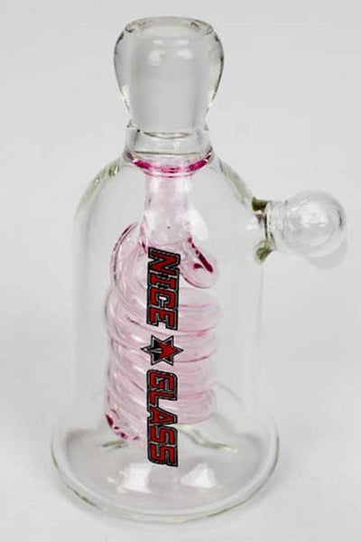 Nice Glass Coil Perc Ash Catcher-Morden Cannabis & Bong Shop Nice Glass Accessories Pink Nice Glass Coil Perc Ash Catcher