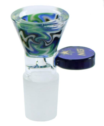 Nice Glass Super Thick Reverse American Color Bowl-Morden Cannabis MB Nice Glass Accessories Nice Glass Super Thick Reverse American Color Bowl