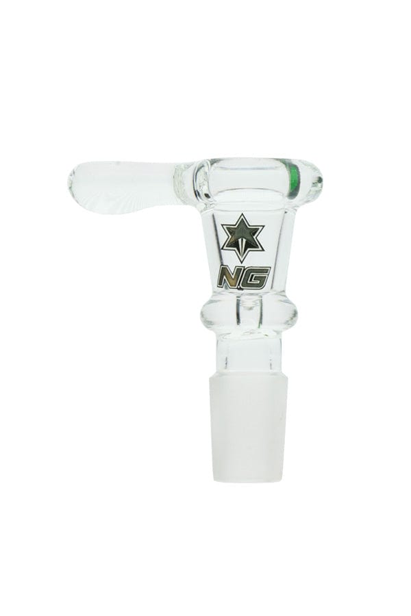 Nice Glass Thumper Mould-Made Color Bowl-Morden Cannabis & Bong Shop Nice Glass Accessories 14mm / Clear Nice Glass Thumper Mould-Made Color Bowl-14mm