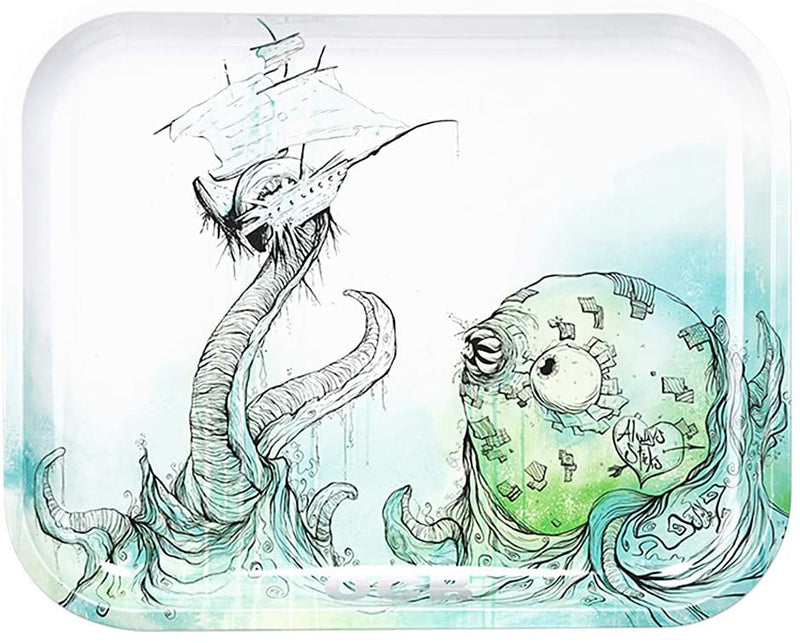 OCB Sea Monster Rolling Tray-Large-Morden Cannabis & Bong Shop, Manitoba OCB Accessories OCB Sea Monster Rolling Tray-Large