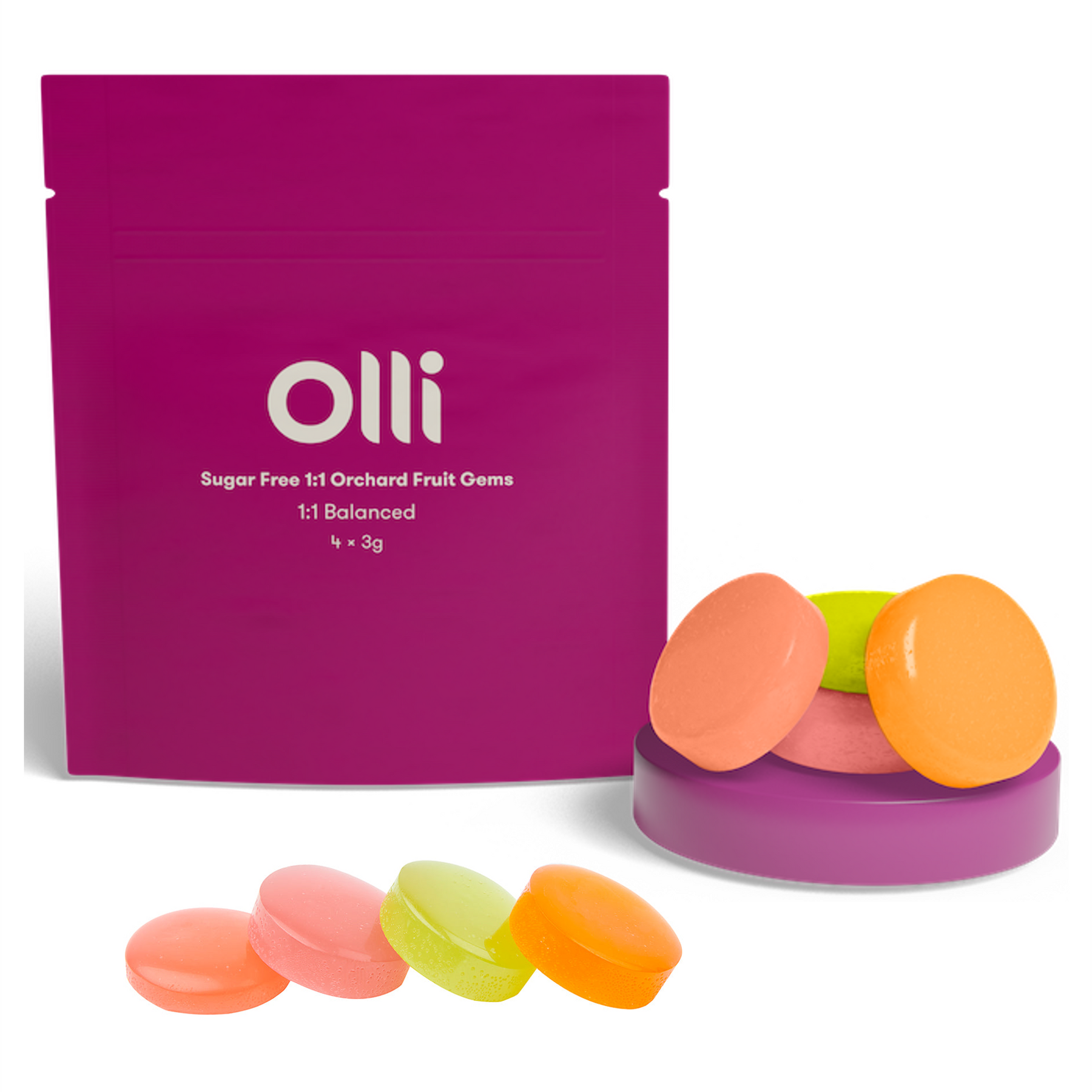 Olli Brands Sugar Free 11 Orchard Fruit Gems THC CandyMorden Cannabis Morden Cannabis & Bong