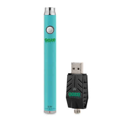 OOZE Slim Twist 510 Adjustable Battery-Morden Cannabis & Bong Shop OOZE Accessories Aqua Teal OOZE Slim Twist 510 Adjustable Battery