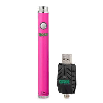 OOZE Slim Twist 510 Adjustable Battery-Morden Cannabis & Bong Shop OOZE Accessories Atomic Pink OOZE Slim Twist 510 Adjustable Battery