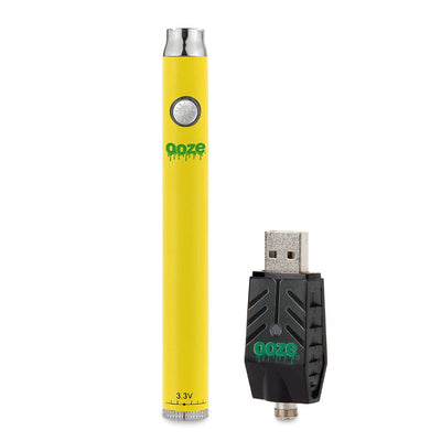 OOZE Slim Twist 510 Adjustable Battery-Morden Cannabis & Bong Shop OOZE Accessories Mellow Yellow OOZE Slim Twist 510 Adjustable Battery