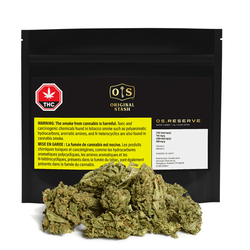 Original Stash Flower 14g OS Reserve Sativa by Original Stash-Morden Vape SuperStore & Cannabis