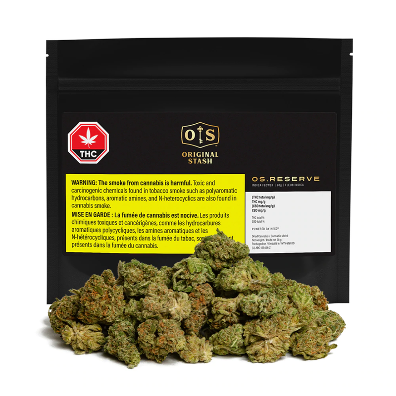 OS Reserve Indica by Original Stash-Morden Cannabis and Bong Shop Original Stash Flower 14g OS Reserve Indica by Original Stash