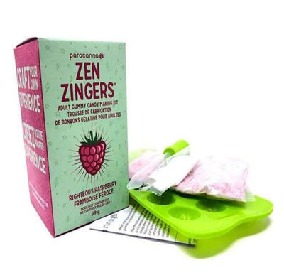 Paracanna Zen Zinger Cannabis Edible Gummies Kit-Morden Cannabis MB Paracanna Accessories Righteous Raspberry Paracanna Zen Zinger Cannabis Edible Gummies Kit